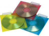Конверт из полипропилена на 1CD/DVD цветной