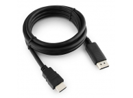 Кабель DisplayPort CC-DP-HDMI-6 20M/19M, экранированный, черный, 1.8 м