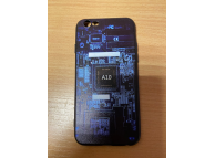 Силиконовый бампер для Iphone 6, черно-синий А10
