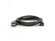 Кабель USB- miniUSB, 1м, черный