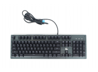 KB-G550L, USB клавиатура игровая, подсветка, бирюзовый металлик, OUTEMU