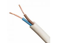 Электрический кабель ПВС 2х1,5 белый