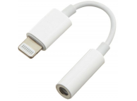 Переходник USB Lightning/Jack3.5F, белый