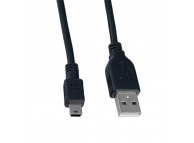 USB - Mini USB, 1.8 м, черный