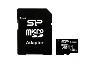 MicroSDXC 128 GB ELITE с адаптером U1 UHS-I V10 A1 (SP128GBSTXBU1V10SP)