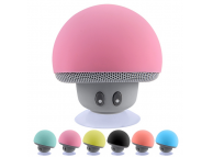 Беспроводная стерео Bluetooth колонка Mushroom Bluetooth Speaker Pink, с микрофоном