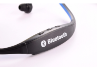 S9 blue - спортивные Bluetooth наушники канального типа со встроенным микрофоном NFC