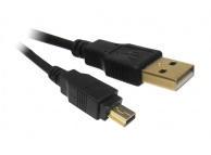 USB - Mini USB, 1.8 м, черный (CCP-USB2-AM5P-6)