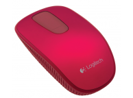 Оптическая беспроводная USB мышь с сенсорной панелью T400 Zone Touch Red Velvet (2,4ГГц)