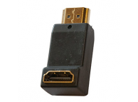 Переходник HDMI вилка - HDMI розетка. Угол 270 градусов. (UC12-20098P)