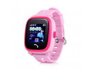 GW400S Розовый Водонепроницаемые Детские часы-телефон с GPS-трекером, сенсорный дисплей