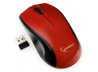 Оптическая мышь MUSW-320-R беспроводная, красный (USB,1000dpi)