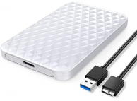 Корпус для 2.5" HDD/SSD SATA диска с интерфейсом USB 3.0. Белый. (2520U3-WH)