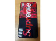 Силиконовый бампер для Honor 8X, красно-черный Supreme