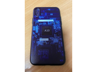 Силиконовый бампер для Iphone X, черно-синий А10