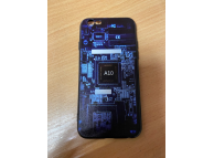 Силиконовый бампер для Iphone 7/8, черно-синий А10