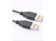 USB 2.0 AM-AM, 3 м, черный (USB папа - USB папа) U430
