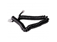 Шнур к трубке 2,0 м витой черный