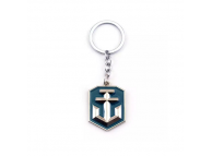 Брелок для ключей World of Warships логотип, нерж. сталь