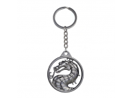 Брелок для ключей Mortal Kombat логотип, металл