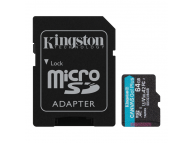 MicroSDXC 64 GB с адаптером SD (SDCG3/64GB) U3 UHS-I V30 A2 170 MB/s Canvas Go! Plus