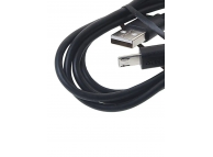 USB - microUSB 2.0, 1.0м, черный, 2.1А Long Plug (удлиненный штекер 10мм)