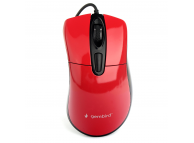 Оптическая мышь MOP-415-R, красный (USB, 2400dpi, кабель 1,4м)