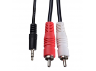 3,5 PLUG-2RCA PLUG 1,0m