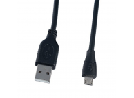 USB 2.0 - Micro USB, 0.5 м, черный