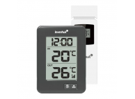 Wezzer Base L50 - термометр комнатно-уличный с беспроводным датчиком (max/min, часы)