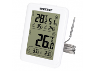 Wezzer SN10 - термометр для сауны с проводным датчиком (3 м, подсветка, Max/Min)