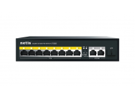 P110GH PoE-коммутатор 8+2 порта 1000Mb, PoE бюджет 120 Вт