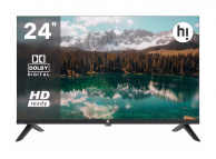 HT-24H01FB - LED телевизор 24", 1366 х 768, DVB-T2/-С/-S2, HDMI x 2, AV, USB A, аудио 3.5 мм