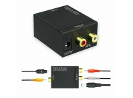 Конвертор аудио Coaxial/Optical (цифра) - 2RCA (аналог), стерео, питание 5 В (258С)