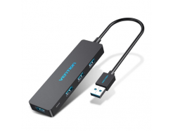 USB 3.0 Hub 4 порта USB A 3.0, кабель 15 см (CHKBB)