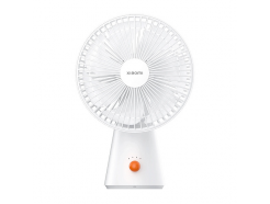 Rechargeable Mini Fan - настольный вентилятор с аккумулятором (4 скорости, поворот, USB C, 4000 мАч)