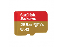 MicroSDXC 256 GB EXTREME без адаптера UHS-I U3 V30 A2 запись до 130 МБ/с (SDSQXAV-256G-GN6MN)