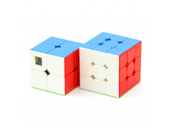 MeiLong 2x2x2 + MeiLong 3x3x3 - набор кубиков Рубика (цветной пластик, 50 мм + 56 мм)