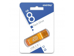 USB Drive 8 GB Glossy Series Orange USB 2.0 (SB8GBGS-Or)