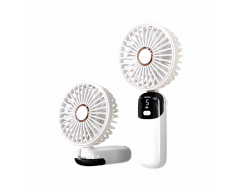 S5 Hendheld Fan - ручной вентилятор (3 Вт, 5 скоростей, Li-Ion 18650)