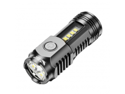 SD-5304A - светодиодный фонарь с аккумулятором (LED+COB, 5 режимов, Li-Ion 400 мАч, до 8 ч, USB C)