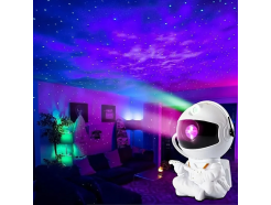 Ночник-проектор звездного неба Astronaut Nebula Projector HR-F2 (пульт ДУ, USB A, 5В/1А)