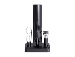 Circle Joy Black Warrior Electric Wine Opener Gift Set - штопор электрический с набором для вина
