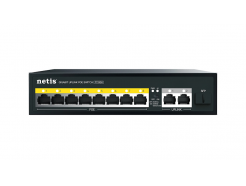 P110GH PoE-коммутатор 8+2 порта 1000Mb, PoE бюджет 120 Вт