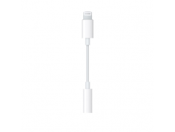 Переходник USB Lightning штекер - 3.5 мм гнездо, белый (M30)