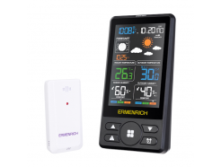 Report WR50 - метеостанция комнантно-уличная (часы, беспроводной датчик, цветной экран, барометр)