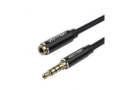 3.5 мм 4-pin (папа) - 3.5 мм 4-pin (мама) аудиоудлинитель, 3 метра, медный