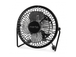 MT-FN2545 - настольный вентилятор (лопастной, 1 режим, 5 В, USB A, кабель 1 м)