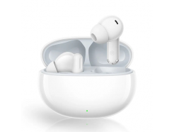 TechLife Buds белые - беспроводные канальные Bluetooth наушники c микрофоном (SBC/AAC, IPX4, до 7 ч)