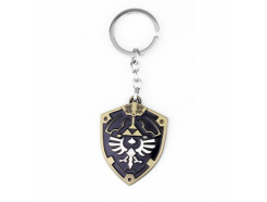 Брелок для ключей The Legend of Zelda щит, металл, эмаль